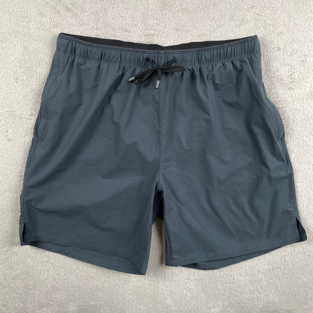 Path Projects Graves PX Shorts Men Large Gray Performance Zipper Pockets Running